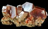 Deep Red Vanadinite Crystal Cluster - Morocco #42159-1